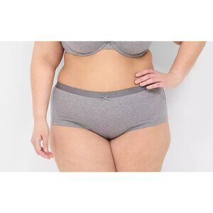 Lane Bryant Cacique Cotton Boyshort Panty With Lace Trim 18/20
